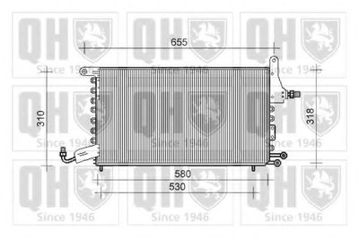 Конденсатор, кондиционер QUINTON HAZELL купить