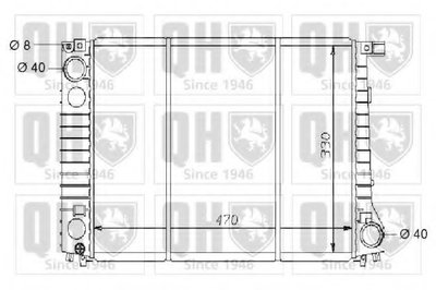 Радиатор, охлаждение двигателя QUINTON HAZELL купить