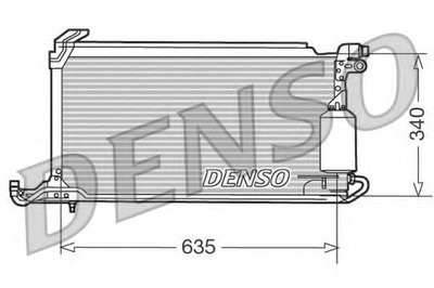 Конденсатор, кондиционер DENSO купить