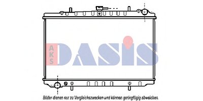 Радиатор, охлаждение двигателя AKS DASIS купить