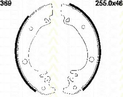 Комплект тормозных колодок TRISCAN купить