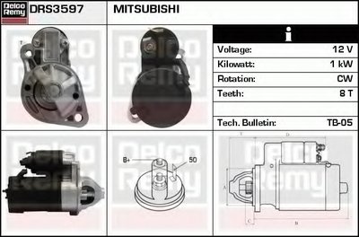 Стартер Remanufactured REMY (Light Duty) DELCO REMY купить