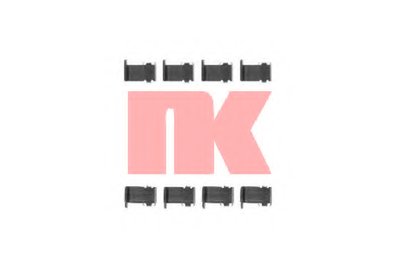 Комплектующие, колодки дискового тормоза NK