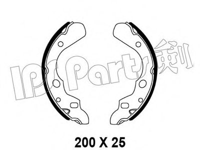 Тормозные колодки IPS Parts IPS Parts купить