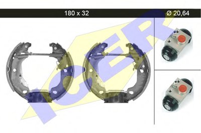 Комплект тормозных колодок ICER купить