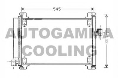 Конденсатор, кондиционер AUTOGAMMA купить