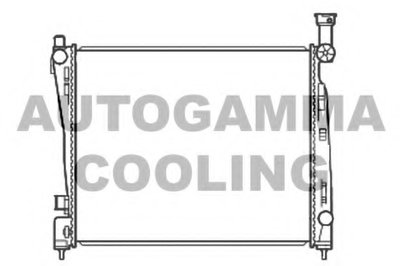 Радиатор, охлаждение двигателя AUTOGAMMA купить