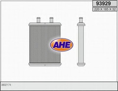 Теплообменник, отопление салона AHE