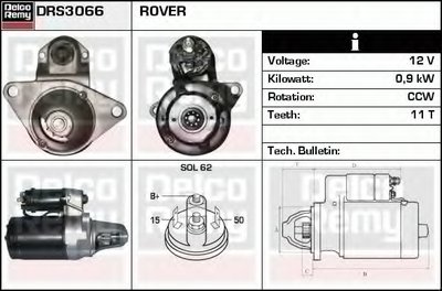 Стартер Remanufactured REMY (Light Duty) DELCO REMY купить