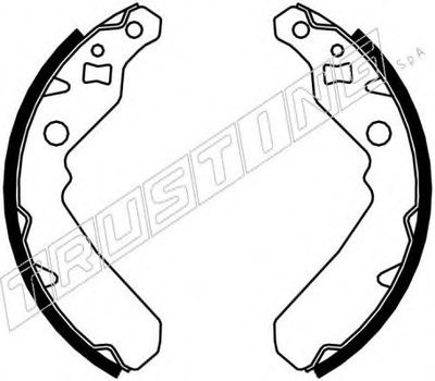Комплект тормозных колодок TRUSTING купить