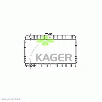 Радиатор, охлаждение двигателя KAGER купить