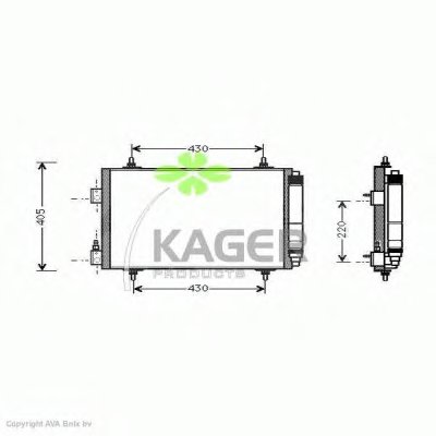 Конденсатор, кондиционер KAGER купить