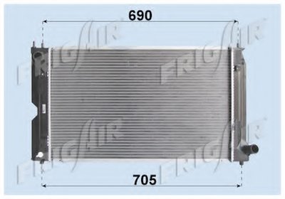 Радиатор, охлаждение двигателя FRIGAIR купить