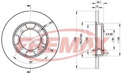 Тормозной диск Premium Carbon + FREMAX купить