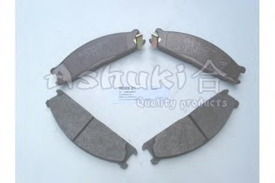 Комплект тормозных колодок, дисковый тормоз ASHUKI