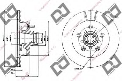 Тормозной диск DJ PARTS купить