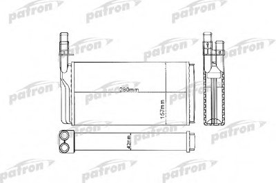 Теплообменник, отопление салона PATRON