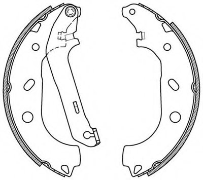 Комплект тормозных колодок ADVANCE OPEN PARTS купить