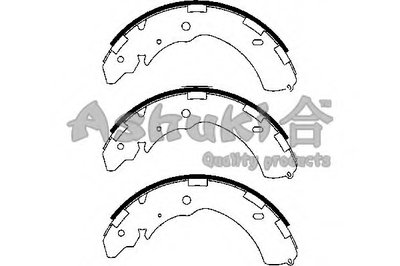 Комплект тормозных колодок ASHUKI купить