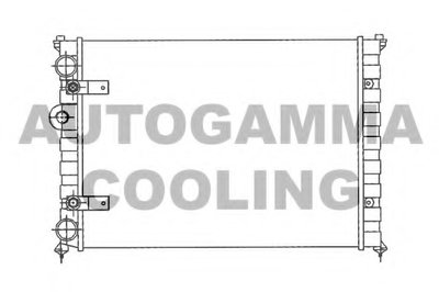 Радиатор, охлаждение двигателя AUTOGAMMA купить