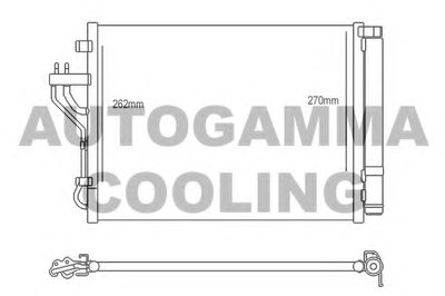 Конденсатор, кондиционер AUTOGAMMA купить