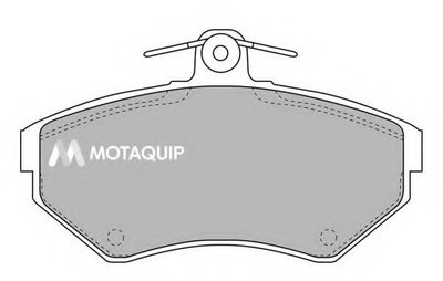 Комплект тормозных колодок, дисковый тормоз MOTAQUIP