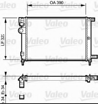 Радиатор, охлаждение двигателя VALEO купить