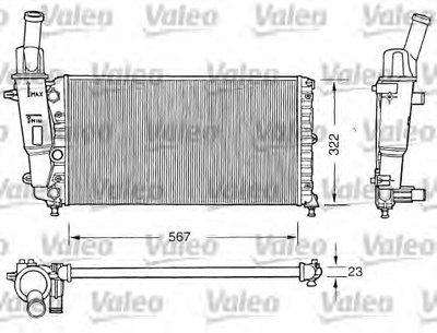 Радиатор, охлаждение двигателя VALEO купить