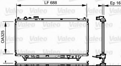 Радиатор, охлаждение двигателя VALEO купить