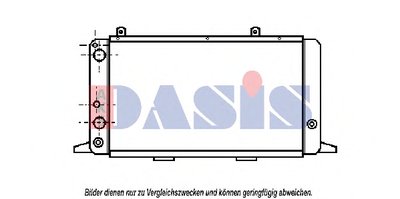 Радиатор, охлаждение двигателя AKS DASIS купить