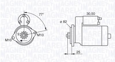 Стартер MAGNETI MARELLI купить