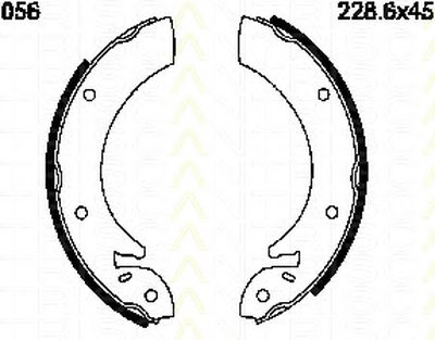 Комплект тормозных колодок TRISCAN купить