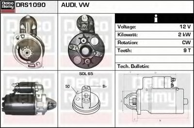 Стартер Remanufactured REMY (Light Duty) DELCO REMY купить