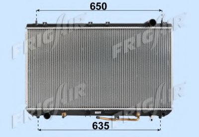 Радиатор, охлаждение двигателя FRIGAIR купить
