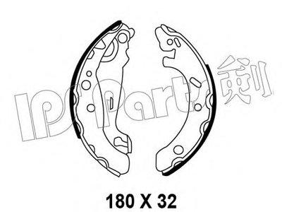 Тормозные колодки IPS Parts IPS Parts купить