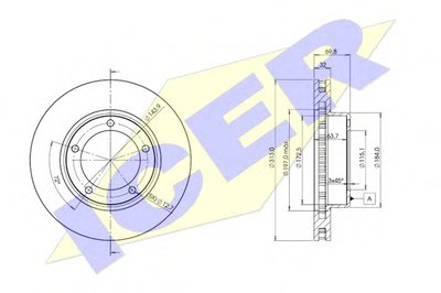 Тормозной диск ICER купить