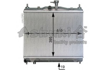 Радиатор, охлаждение двигателя ASHUKI купить