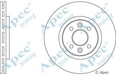 Тормозной диск APEC braking купить