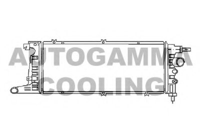 Радиатор, охлаждение двигателя AUTOGAMMA купить