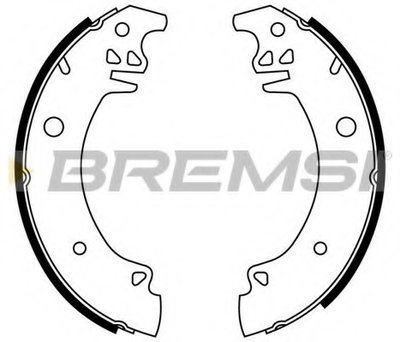 Комплект тормозных колодок BREMSI купить