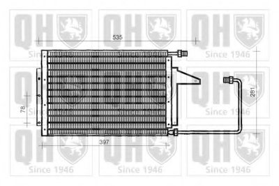 Конденсатор, кондиционер QUINTON HAZELL купить