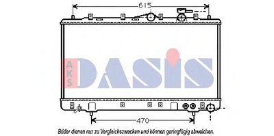 Радиатор, охлаждение двигателя AKS DASIS купить