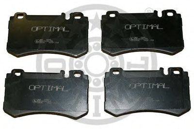 Комплект тормозных колодок, дисковый тормоз OPTIMAL