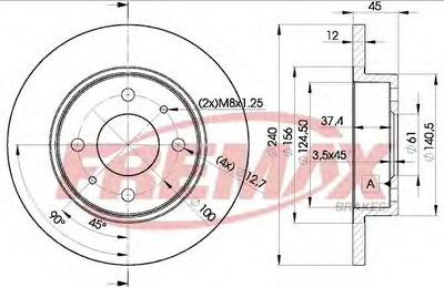 Тормозной диск Premium Carbon + FREMAX купить