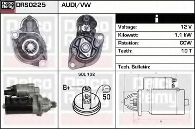 Стартер Remanufactured REMY (Light Duty) DELCO REMY купить