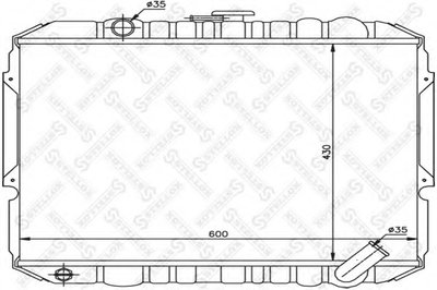 Радиатор, охлаждение двигателя STELLOX купить