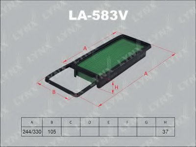 Воздушный фильтр LYNXauto купить