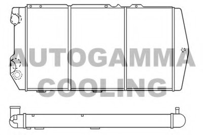 Радиатор, охлаждение двигателя AUTOGAMMA купить