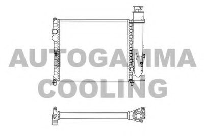 Радиатор, охлаждение двигателя AUTOGAMMA купить