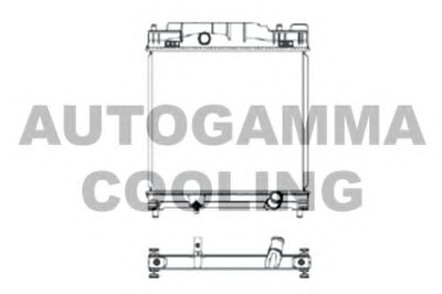 Радиатор, охлаждение двигателя AUTOGAMMA купить